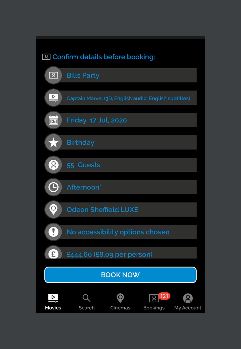 Book The Cinema