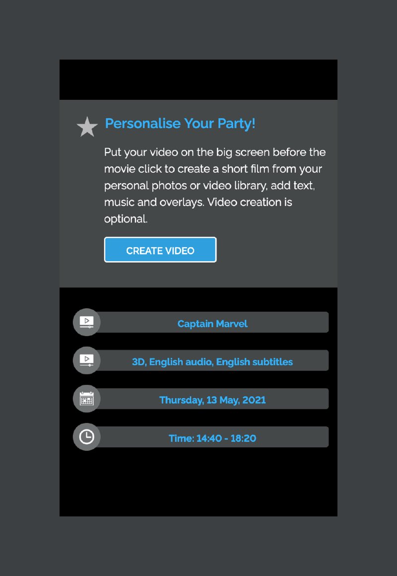 Book The Cinema